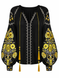 Embroidered Vyshyvanka "Golden Bloom"