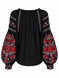 Embroidered Vyshyvanka"Red Moon"